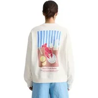 Marc O'Polo DENIM Sweatshirt oversized mit markantem Rückenprint