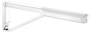 KEUCO AXESS Stützklappgriff, Aluminium, für Waschtisch und WC, 70 cm, 35003010751 35003010751