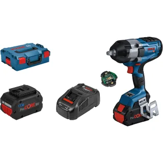 Bosch Akku-Drehschlagschrauber GDS 18V-1000 C:  2x Akku ProCORE18V 8.0Ah in L-BOXX - 06019J8002