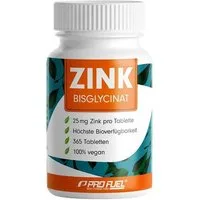 ProFuel ProFuel Zink Bisclycinat hochdosiert 365 Tabletten, 365 St.