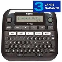 Brother Beschriftungsgerät PTD210ZG1 P-Touch D210 Beschriftungsgerät