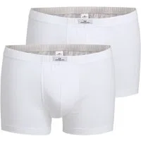 GÖTZBURG Boxershorts GÖTZBURG Herren Pants weiß uni 2er Pack (2-St)