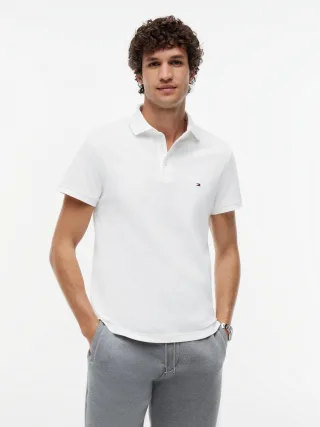 CORE 1985 SLIM POLO White - Gr. - XXXL
