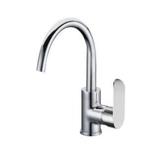 AqvaZone AqvaBasic IV Waschtischarmatur 002757440 chrom, Hebel seitlich