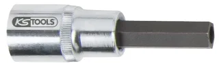 KS Tools Einspritzdüsen-Innensechskant-Stecknuss mit Bohrung 10mm, Ø6mm - 152.1086