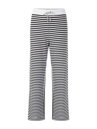 Marc Cain Sports - Gestreifte Hose WASHINGTON navy - Gr. - 34