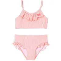 vertbaudet Badeanzug Bikini mit Rüschen Mädchen