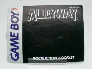 Alleyway [Nintendo Game Boy] USA Anleitung