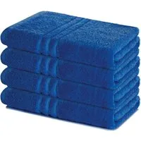 Lavea Duschtücher 4er Set Duschtuch 70 x 140 cm, Elena Frottee Handtücher, (Set, 4-St), Dusch-Handtuch, 500 g/m² Frottier, weich & saugstark, pflegeleicht