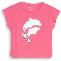 TOM TAILOR T-Shirt T-Shirt T-Shirt mit Wendepailletten