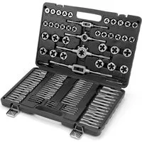 Walter Stahl Germany control Gewindeschneider 110-tlg Gewindeschneider Set mit Werkzeugkasten, Set, 110-tlg., Vielseitiges Werkzeugset, für DIY Reparaturen, Maschinenreparaturen und Teilebearbeitung