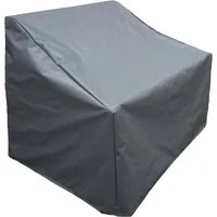Quick Star Gartenmöbel-Schutzhülle Schutzhülle Bahia Sofa Grau 117x78x92/57cm (1-St), Kordelzug im Saum, wasserdicht versiegelte Nähte