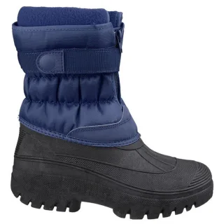 Cotswold Winterstiefel Chase, mit Reiß- und Klettverschluss, für Erwachsene (Marineblau)