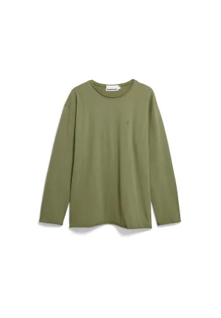 Armedangels - JAAMES LONGSLEEVE BRUSHED fatigue green - Gr. - M