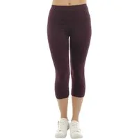 F&K-Mode Caprileggings Damen Capri 3/4 Leggings kurze Baumwolle Hose kurze