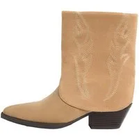LIPSY Lipsy Cowboystiefeletten aus Kunstveloursleder Westernstiefel (1-tlg)