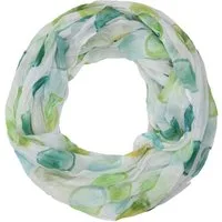MIRROSI Loop Damen Schal mit Kreis-Muster Weich, Schlauchschal, (zweimal um den Hals wickelbar, ca.45x75cm), Damen Halstuch ideal für Frühling, Sommer oder Herbst