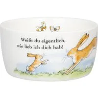 Könitz Müslischale Weißt du eigentlich, 380 ml, Porzellan