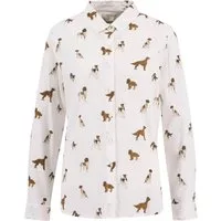 Barbour Druckbluse Bluse Safari