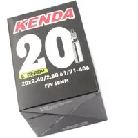 KHEbikes Fahrradschlauch KENDA Fahrradschlauch 20 x 2,4–2,8 Zoll FV – pannensicher, 20", (1-St)