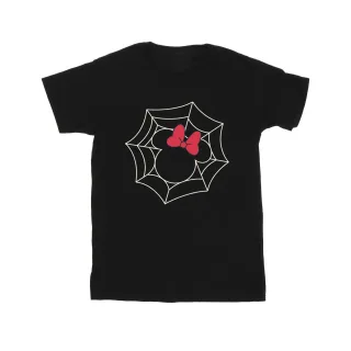 Disney - "Minnie Mouse Spider Web" T-Shirt für Mädchen (Schwarz)