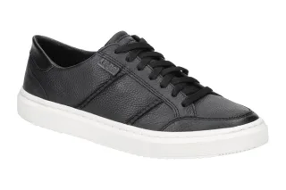 UGG 1130775 BLK ALAMEDA LACE Damenschuhe Schwarz Echtleder Sneaker
