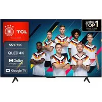 TCL 55P71KX1 QLED-Fernseher (139 cm/55 Zoll, 4K Ultra HD, Smart-TV, Google TV, Multi-HDR, Dolby Vision, Smart TV, Airplay2, Dolby Atmos, Game Master)