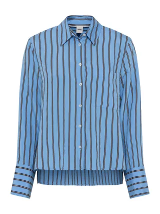 BRAX - Gestreifte Bluse - Style Vica blau - Gr. - 40