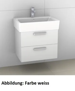 Artiqua 412 Waschtischunterschrank für Connect Cube E7729 Sangallo Grau quer, 412-WU2L-I15-7152-432 412-WU2L-I15-7152-432