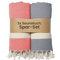 furora HOLIDAY Saunatuch Saunahandtuch Saunatuch Damen + Herren, Hamamtuch groß 100x200 XXL