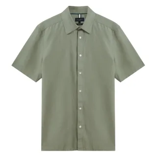 Ted Baker Zefre Regular Grünes Leinenhemd