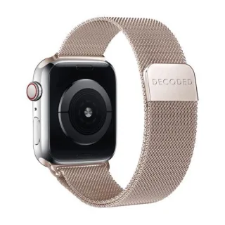 Decoded Milanaise Traction Strap 44/45/46/49mm Matte Gold