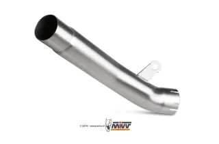MIVV Edelstahl Kat Ersatzrohr No-Kat Rohr für Kawasaki ZX-10 R / RR / SE Ninja Bj. 2016-2020