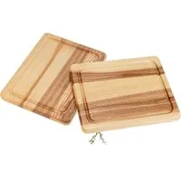 Holz Frank Schneidebrett Schneidebrett mit Saftrille aus Esche geölt - 24,5 x 20 x 2,1 cm, Holz, (1-St)
