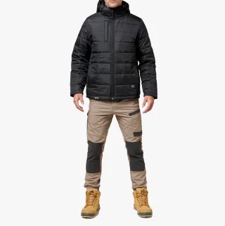 Hard Yakka PUFFA 2.0 Herrenjacke Schwarz