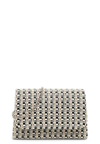 TAMARIS BAGS - Clutch TAS Amalia Woven black 100