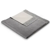 Wohndecke Biederlack Sesselläufer BL 50x200 cm grau, Biederlack