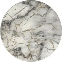 OTTO home Teppich Juliet, rund, Höhe: 12 mm, modernes Marmor-Design, Kurzflor, pflegeleicht, weich