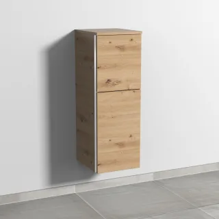 Sanipa 3way Mittelschrank mit 1 Tür und 1 Auszug, Eiche Natural-Touch, BR12585 BR12585