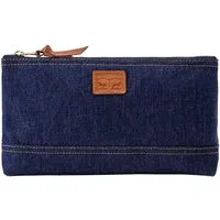 Levi's® Handtasche DENIM POUCH, aus Baumwolle, mit Reißverschluss, unifarben