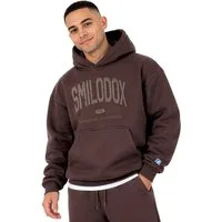 Smilodox Hoodie Oswin, Oversized Pullover Herren, Sweater mit Frontprint und Kapuze Baggy Fit, Weiches Sweatmaterial, ideal für Gym & Freizeit