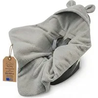 Einschlagdecke Babyschale Bouclé Winter Fußsack Neugeborene Winterschlafsack Blanket, Totsy Baby