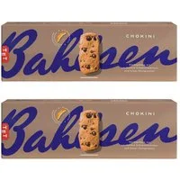 LEIBNIZ Kekse, Bahlsen Chokini mit Schokostückchen und Orangennote 150g 2er Pack