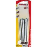 Fensterrahmendübel F 10 M 112 silber, 6 Stück, mit Schraube