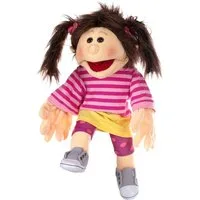 Living Puppets Handpuppe Living Puppets® Handpuppe kleine Finja 45cm W631 (Packung), Sehr gut geeignet um Geschichten zu erzählen