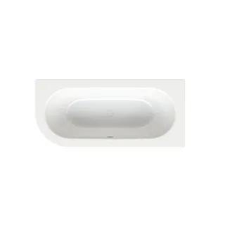 Bette BetteStarlet V Silhouette Badewanne 6680-000CELVK weiß, 165x75x42cm, mit Schürze