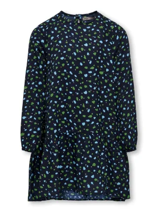 KIDS ONLY - KOGHOLLY L/S PEPLUM DRESS PTM dress blues - Gr. - 164