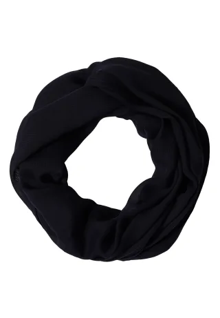 CECIL - Loop-Schal in Unifarbe urban dark blue - Gr. - ONE SIZE
