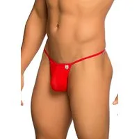 MOB Eroticwear String Transparenter String - rot (1-St) transparent