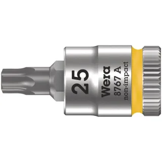 Wera 8767 A TORX Zyklop Bitnuss mit 1/4"-Antrieb Gelb - 05003392001